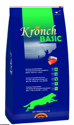 Krmivo pro psy Kronch Basic 5kg - mořský losos"